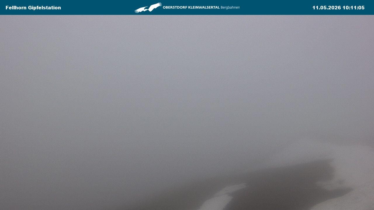 Archived image Webcam Fellhornbahn - Top Station (1.967m)