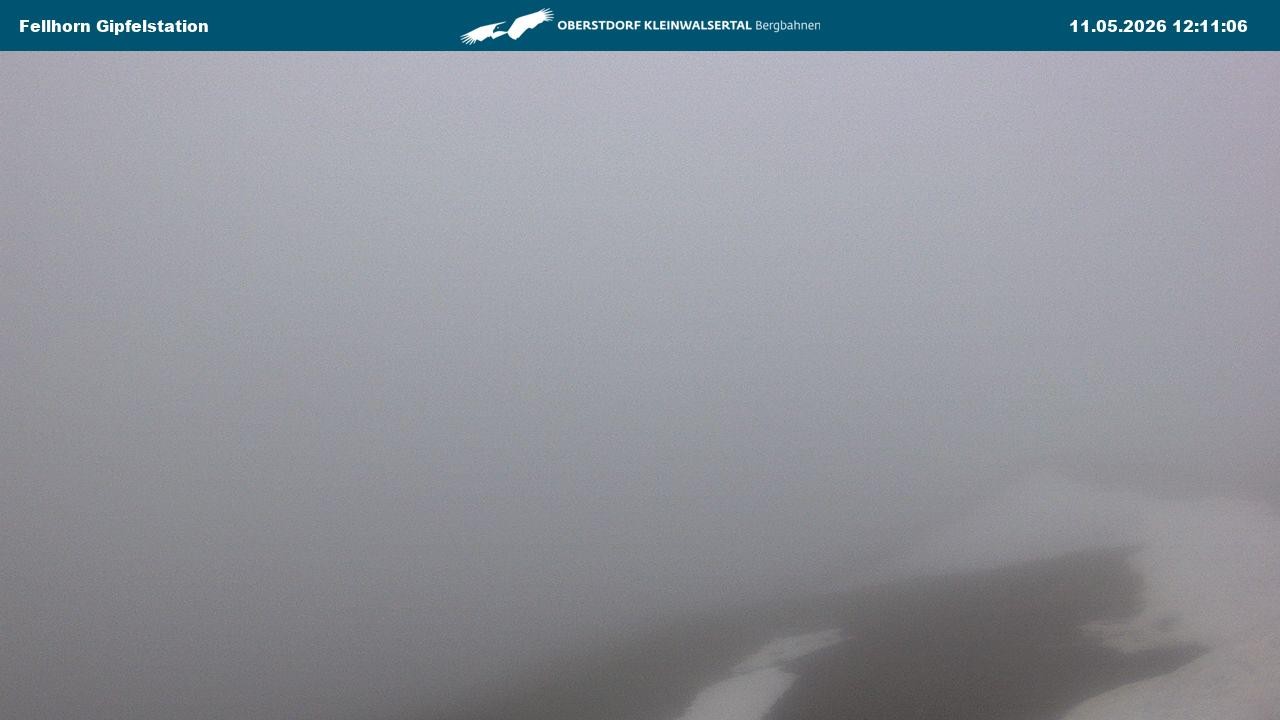 Archived image Webcam Fellhornbahn - Top Station (1.967m)