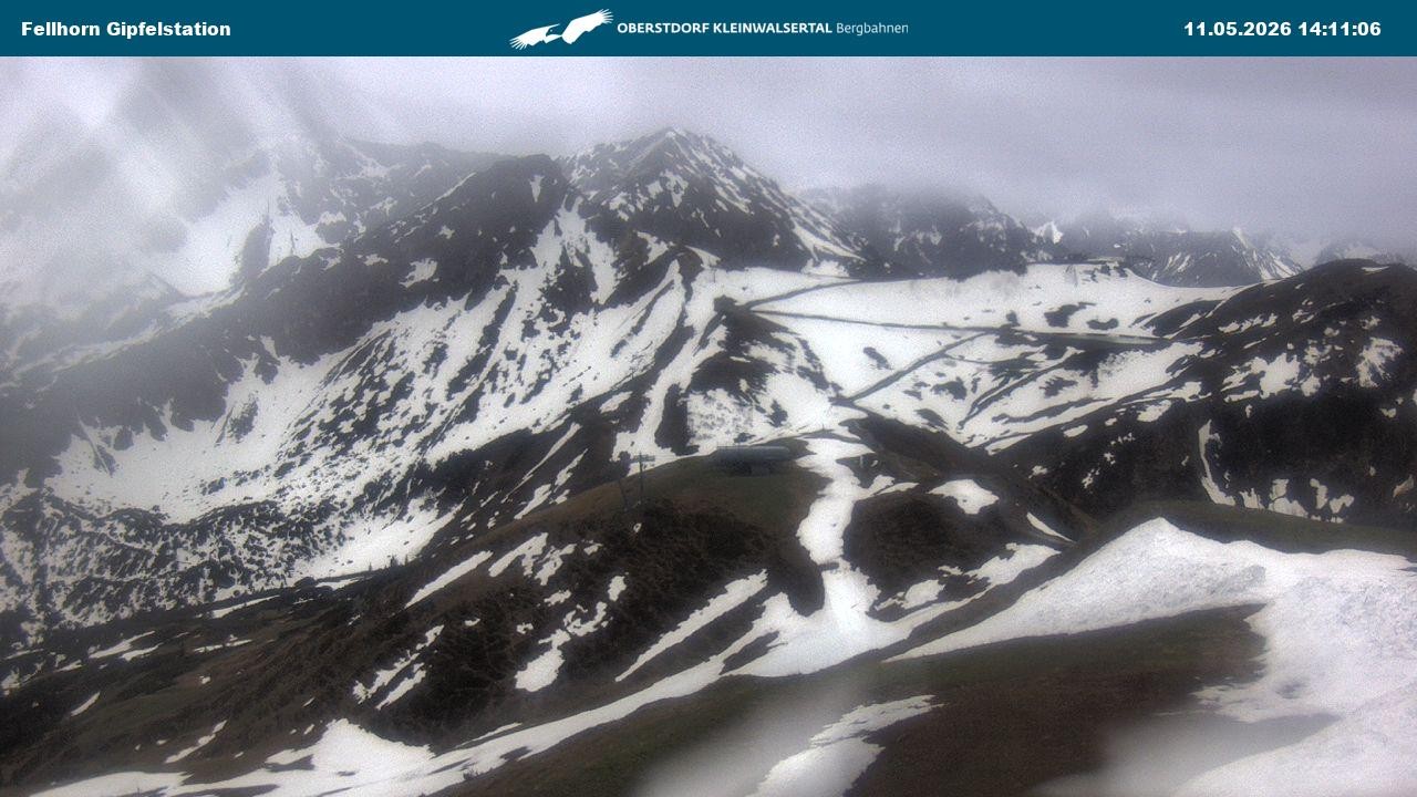 Archived image Webcam Fellhornbahn - Top Station (1.967m)