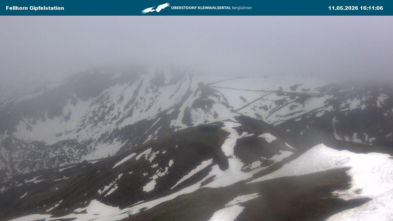 Archived image Webcam Fellhornbahn - Top Station (1.967m)