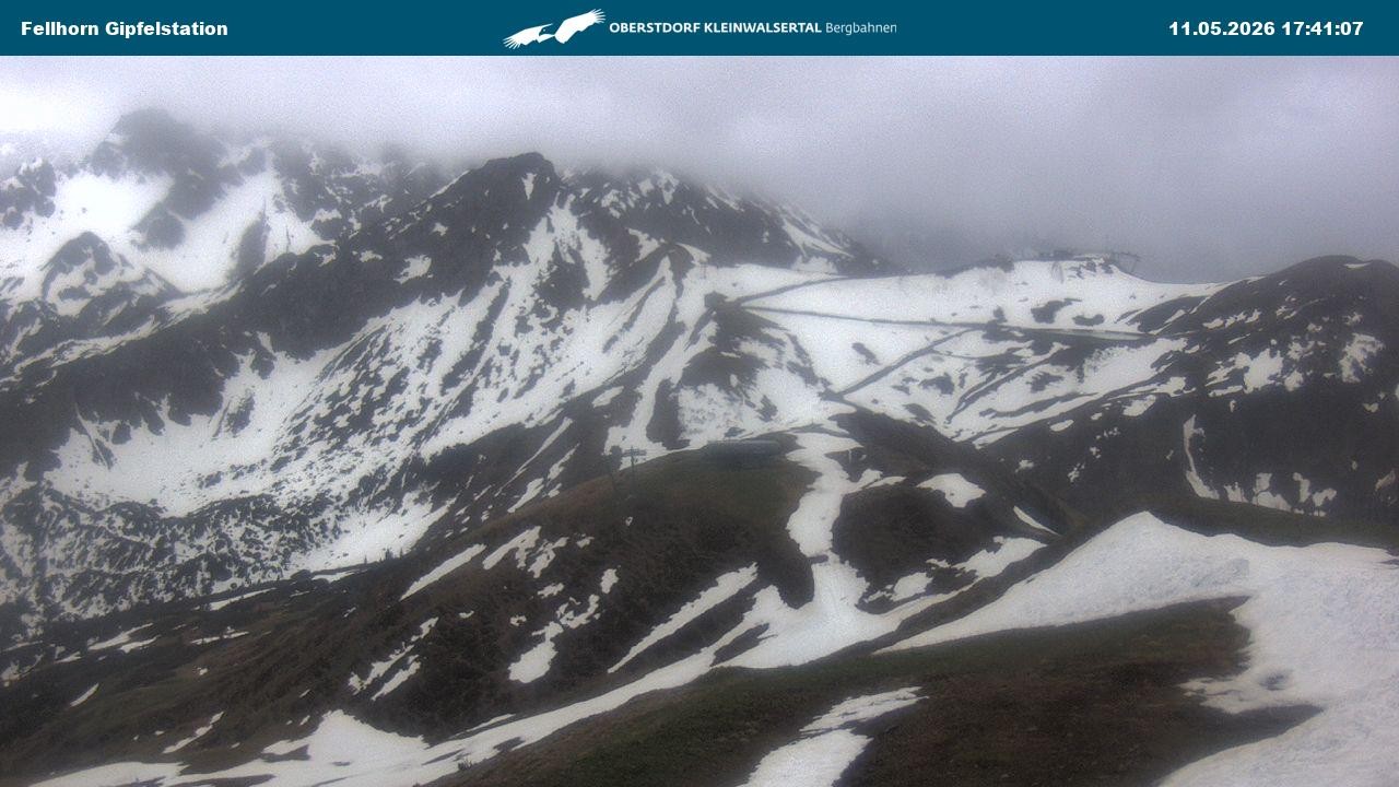 Archived image Webcam Fellhornbahn - Top Station (1.967m)