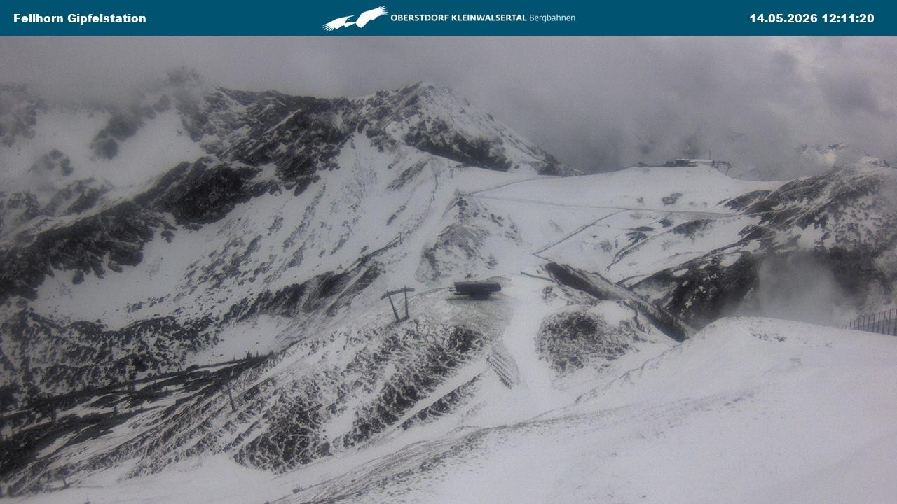 Archived image Webcam Fellhornbahn - Top Station (1.967m)