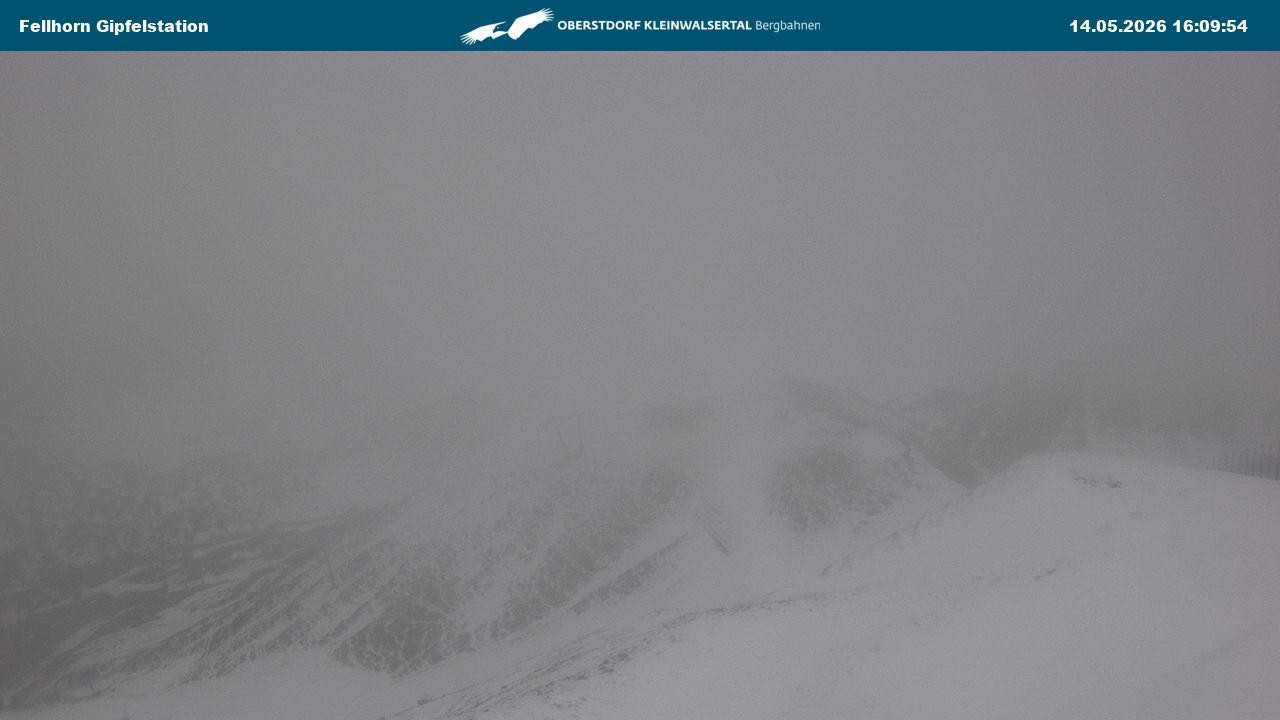 Archiv Foto Webcam Bergstation Fellhornbahn (1.967m)
