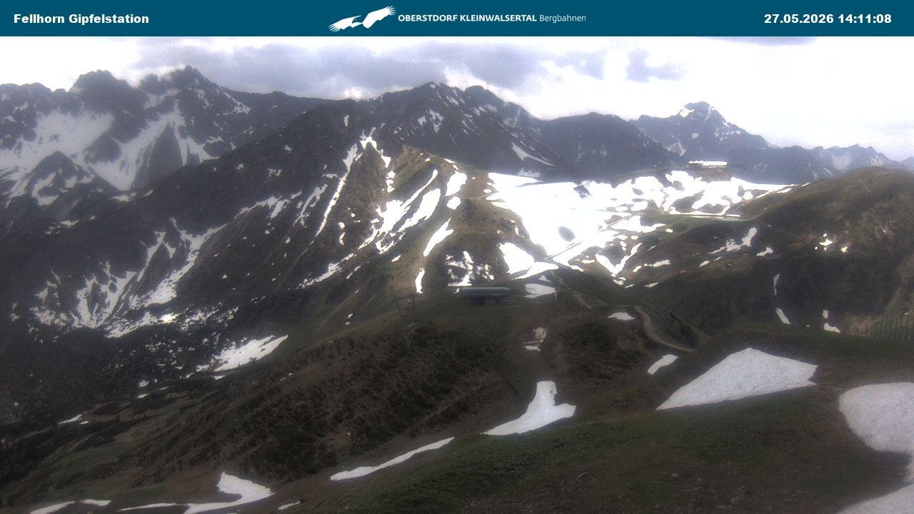 Archiv Foto Webcam Bergstation Fellhornbahn (1.967m)