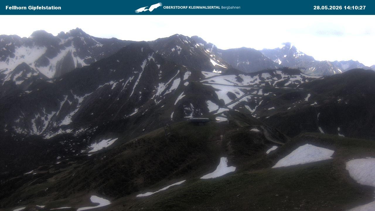 Archiv Foto Webcam Bergstation Fellhornbahn (1.967m)