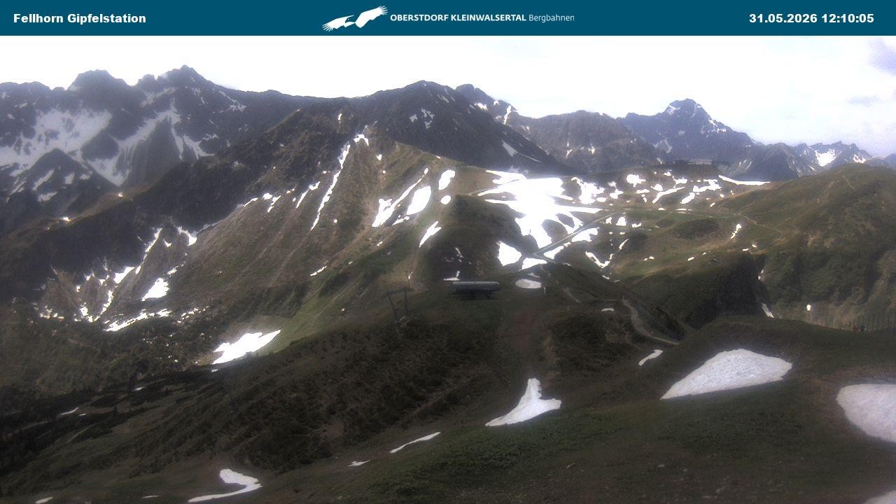 Archiv Foto Webcam Bergstation Fellhornbahn (1.967m)