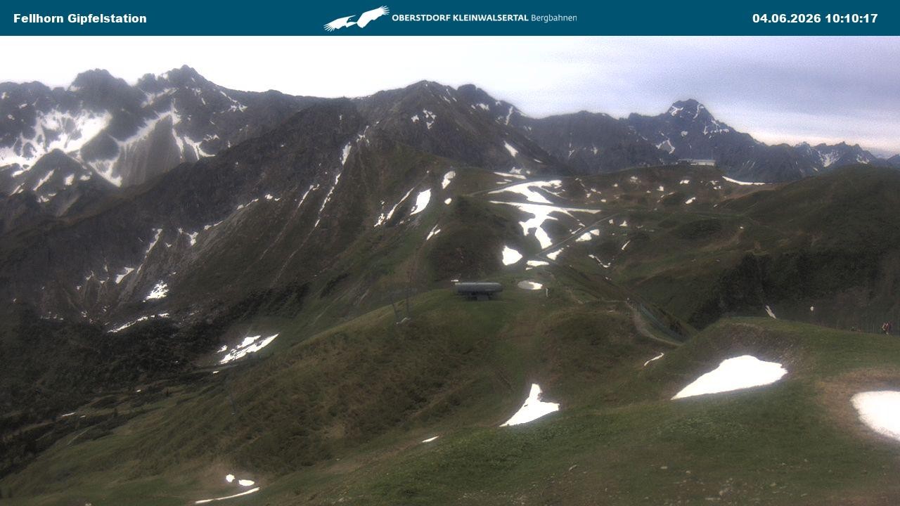 Archiv Foto Webcam Bergstation Fellhornbahn (1.967m)