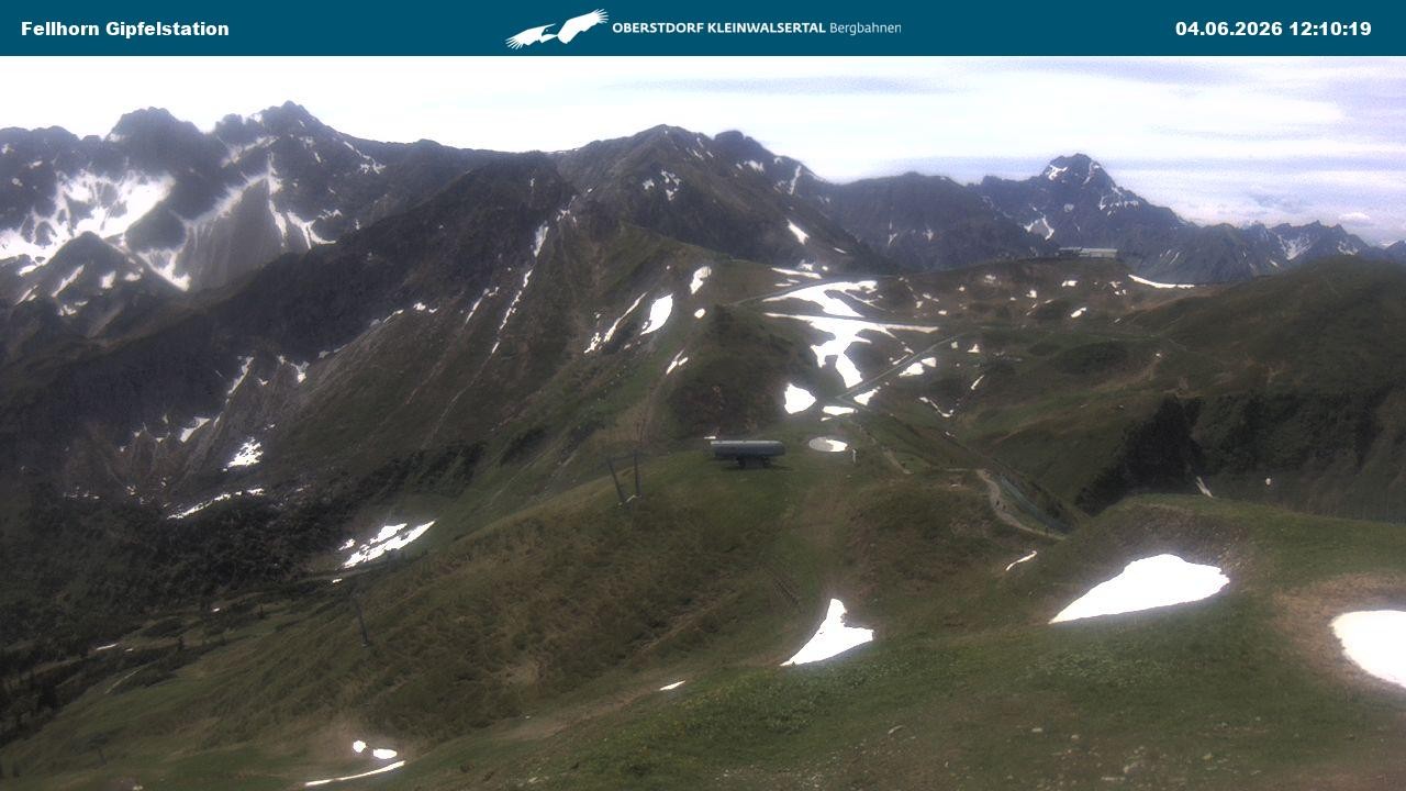 Archiv Foto Webcam Bergstation Fellhornbahn (1.967m)