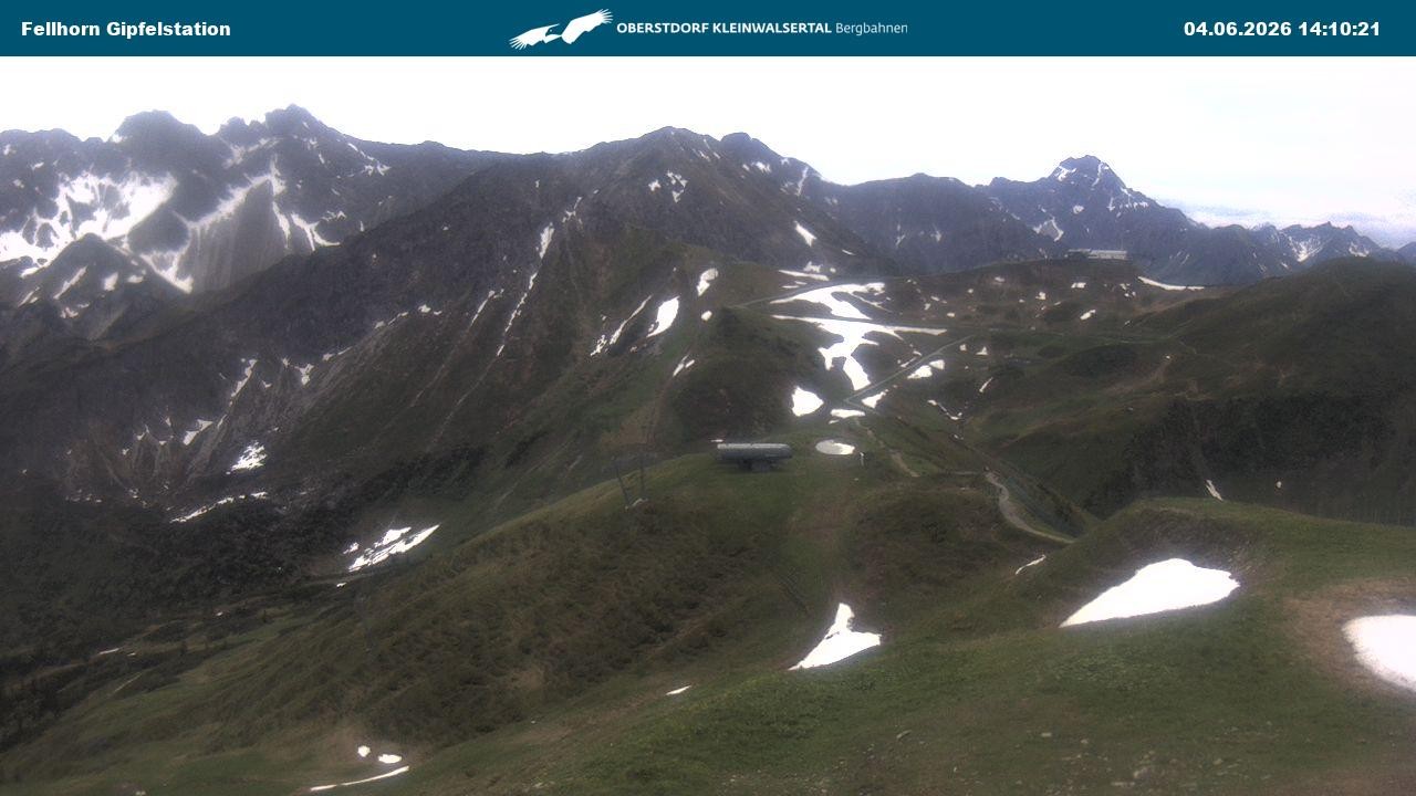 Archiv Foto Webcam Bergstation Fellhornbahn (1.967m)