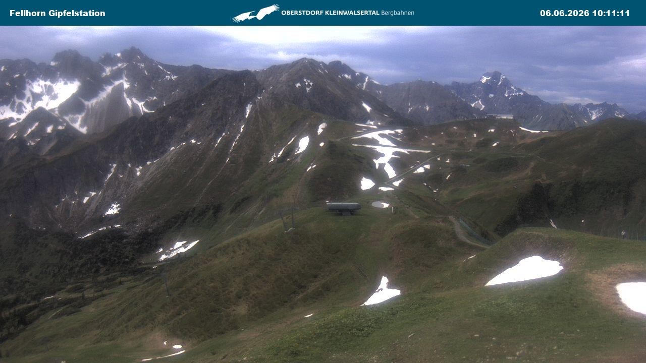 Archived image Webcam Fellhornbahn - Top Station (1.967m)