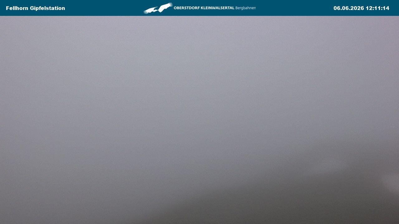 Archived image Webcam Fellhornbahn - Top Station (1.967m)
