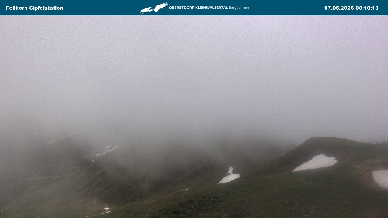 Archiv Foto Webcam Bergstation Fellhornbahn (1.967m)