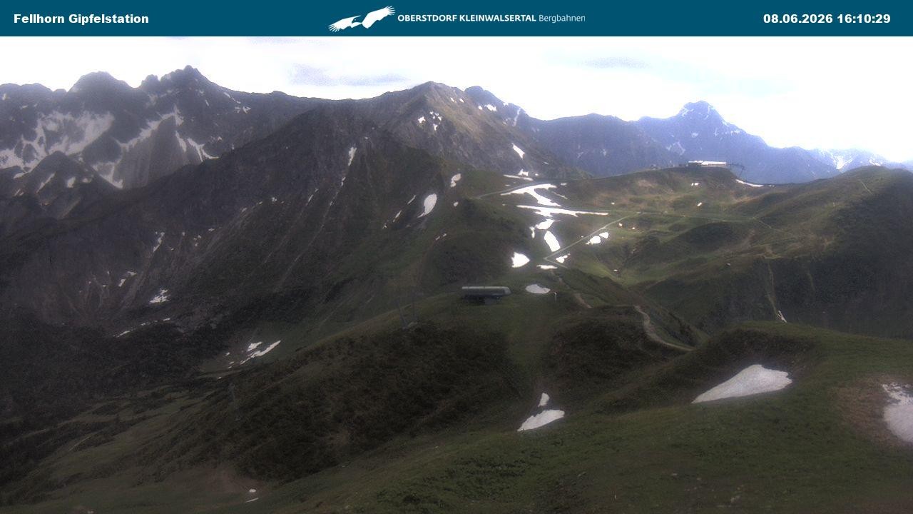 Archiv Foto Webcam Bergstation Fellhornbahn (1.967m)