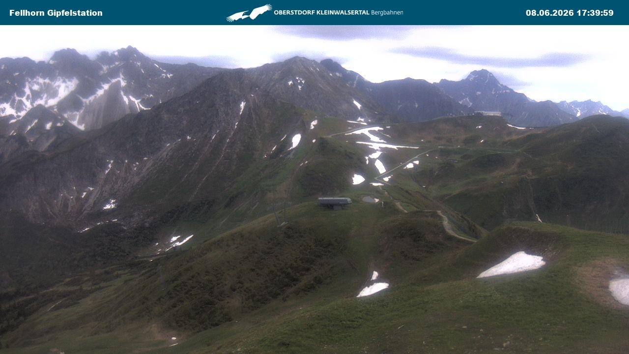 Archiv Foto Webcam Bergstation Fellhornbahn (1.967m)