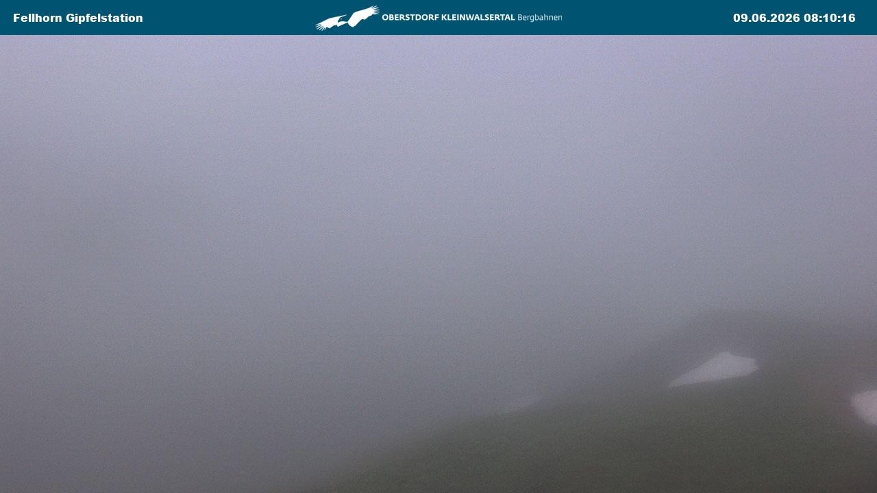 Archiv Foto Webcam Bergstation Fellhornbahn (1.967m)