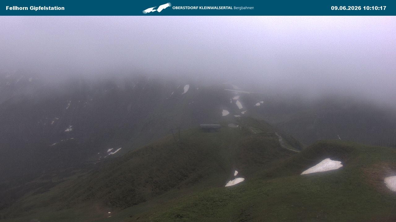 Archiv Foto Webcam Bergstation Fellhornbahn (1.967m)