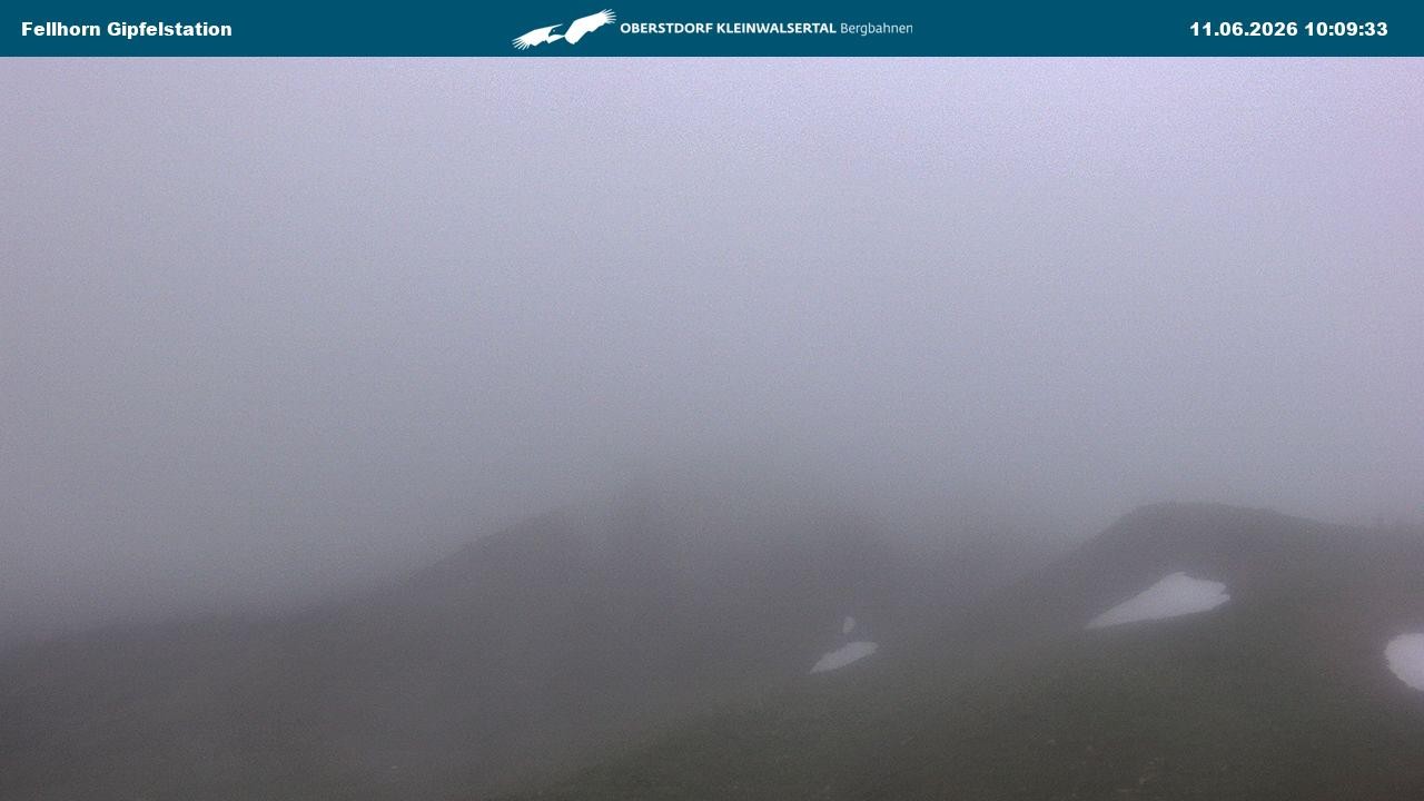 Archiv Foto Webcam Bergstation Fellhornbahn (1.967m)