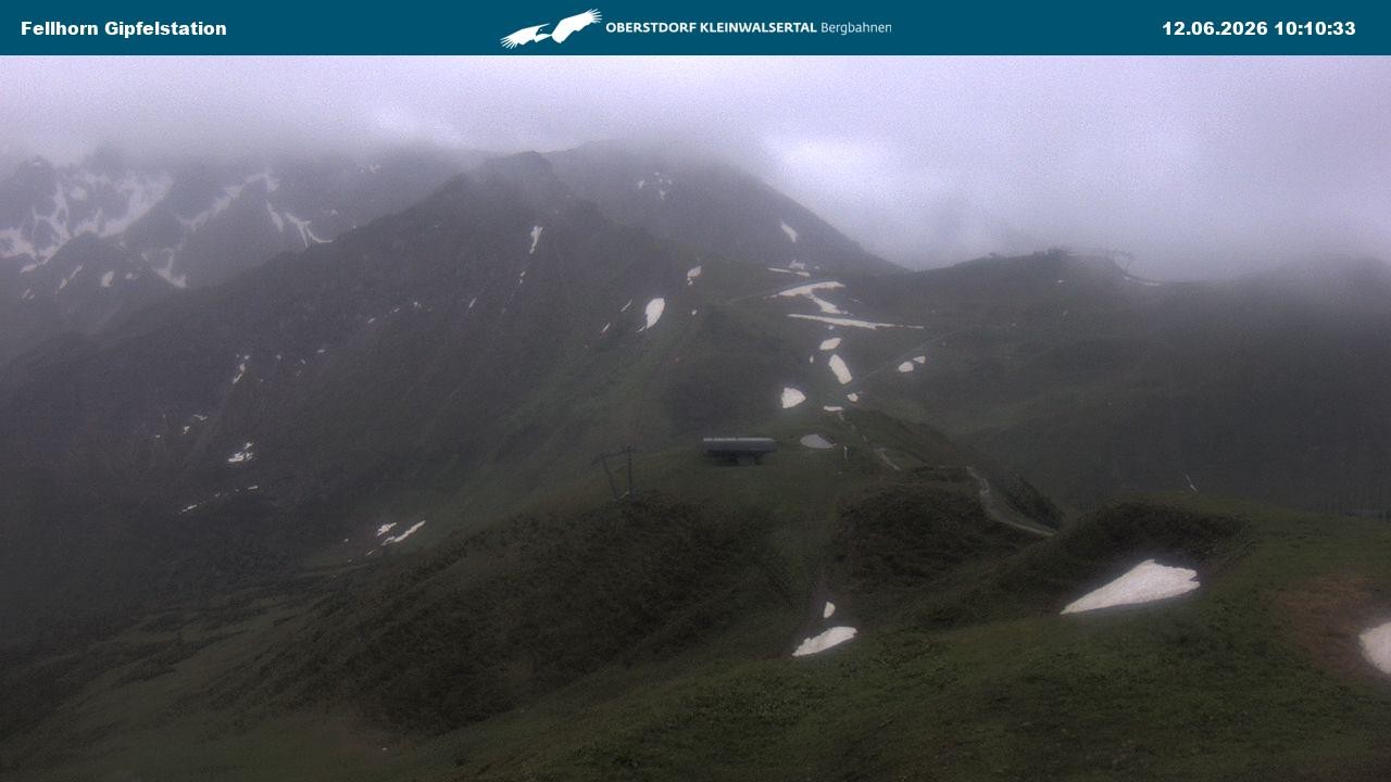 Archiv Foto Webcam Bergstation Fellhornbahn (1.967m)