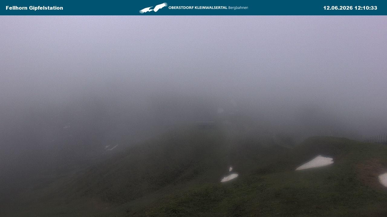 Archiv Foto Webcam Bergstation Fellhornbahn (1.967m)