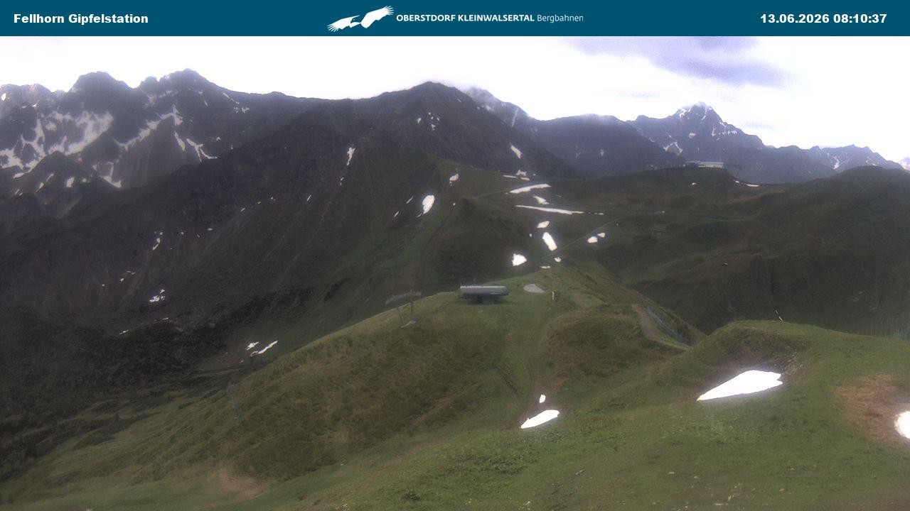 Archiv Foto Webcam Bergstation Fellhornbahn (1.967m)