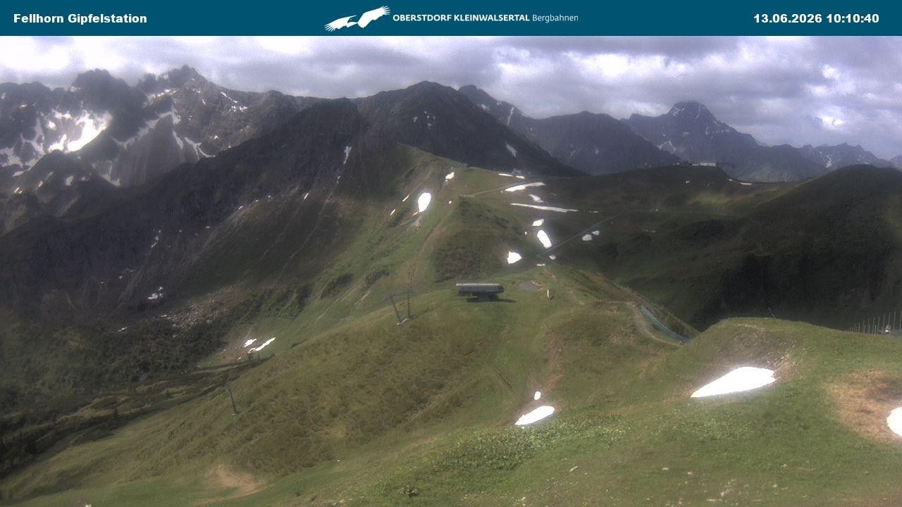 Archiv Foto Webcam Bergstation Fellhornbahn (1.967m)