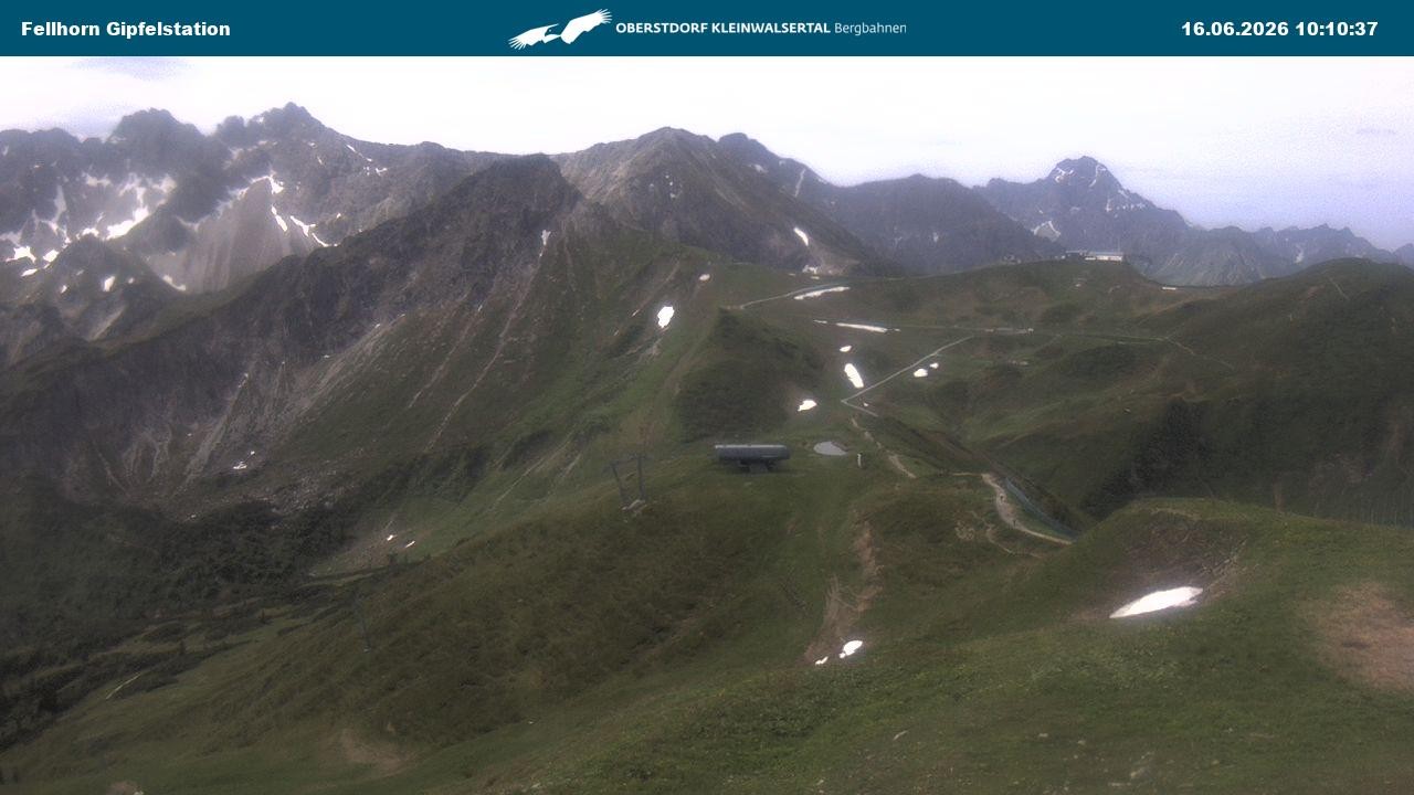 Archived image Webcam Fellhornbahn - Top Station (1.967m)