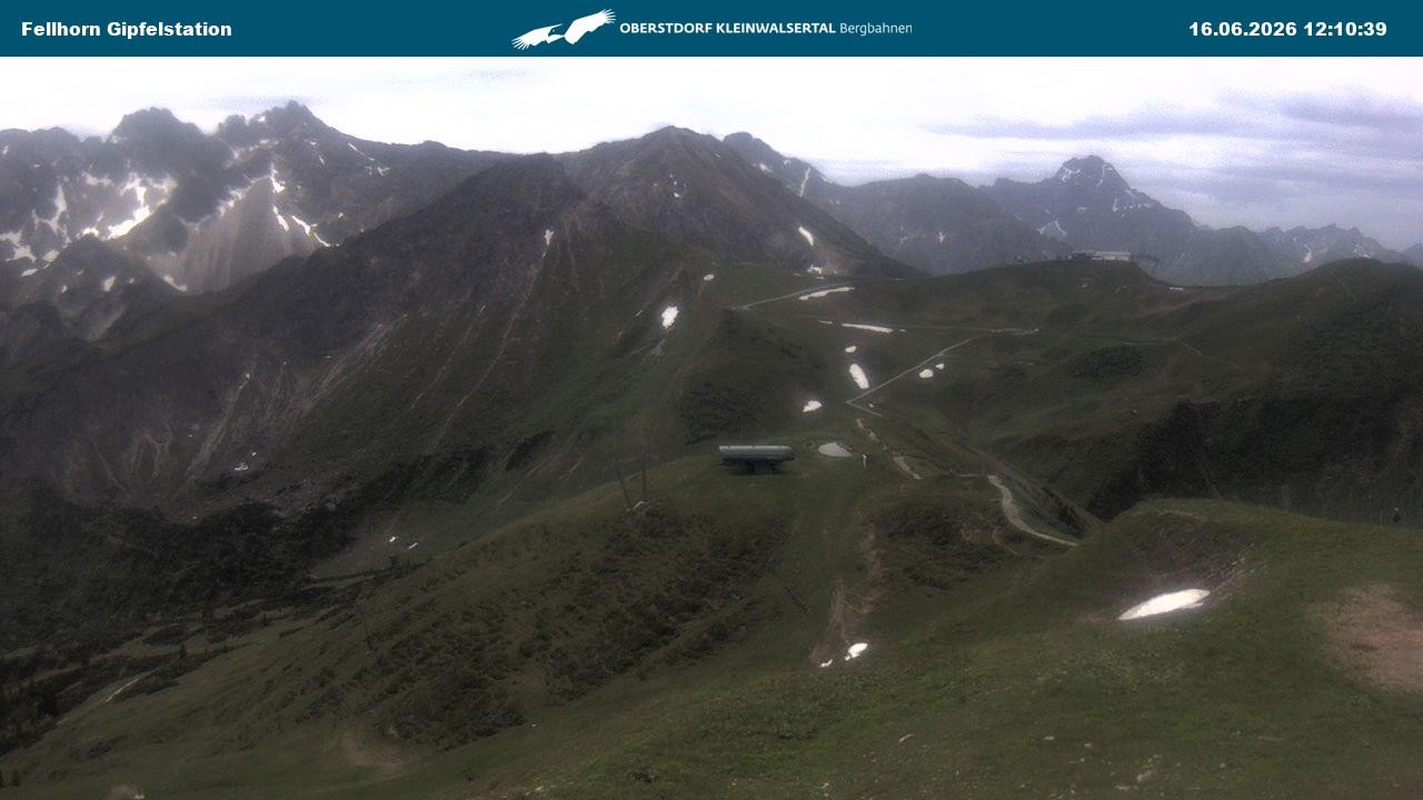 Archiv Foto Webcam Bergstation Fellhornbahn (1.967m)