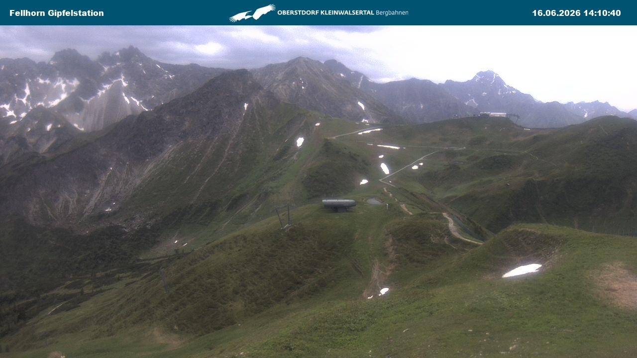 Archiv Foto Webcam Bergstation Fellhornbahn (1.967m)