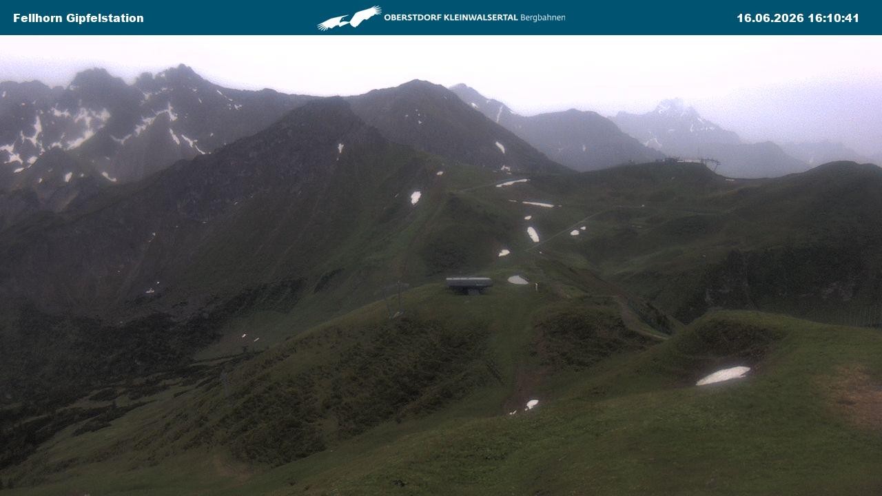 Archiv Foto Webcam Bergstation Fellhornbahn (1.967m)