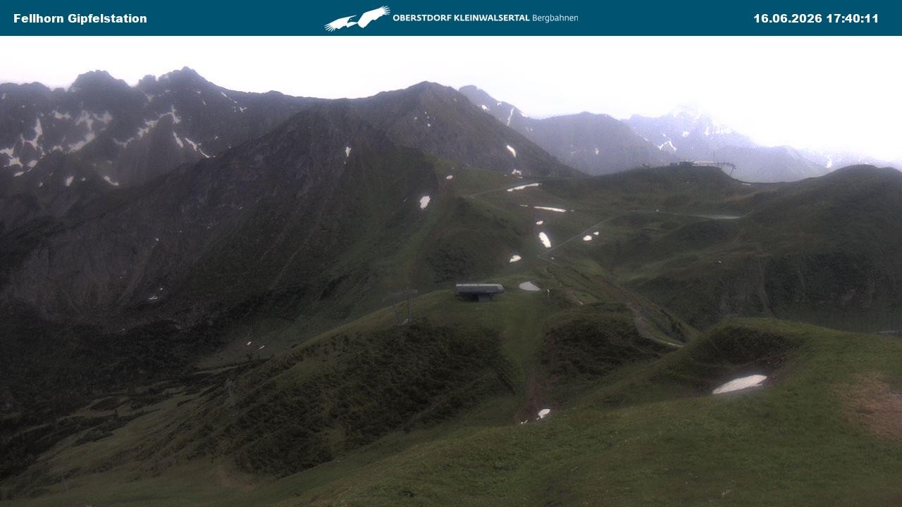 Archiv Foto Webcam Bergstation Fellhornbahn (1.967m)