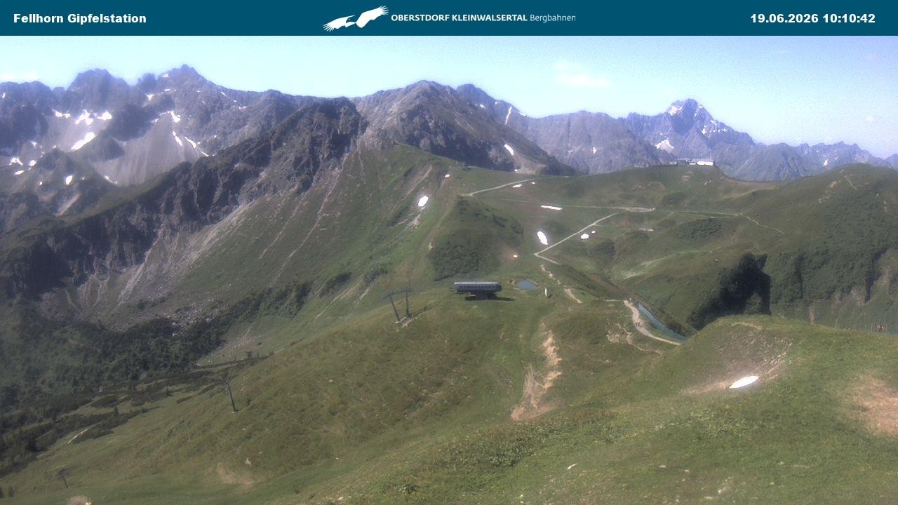Archived image Webcam Fellhornbahn - Top Station (1.967m)