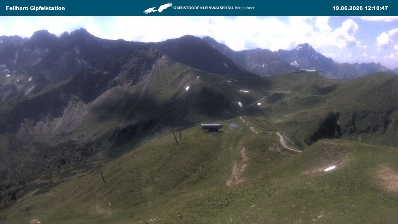 Archiv Foto Webcam Bergstation Fellhornbahn (1.967m)