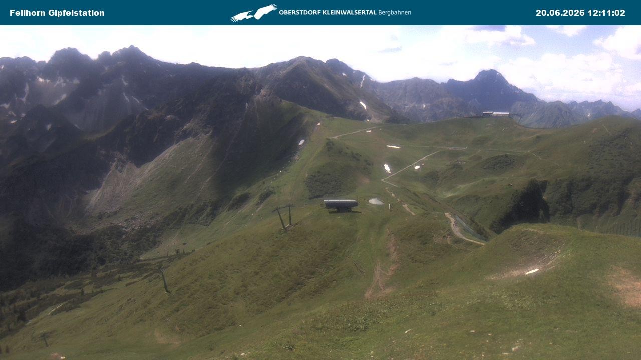 Archiv Foto Webcam Bergstation Fellhornbahn (1.967m)