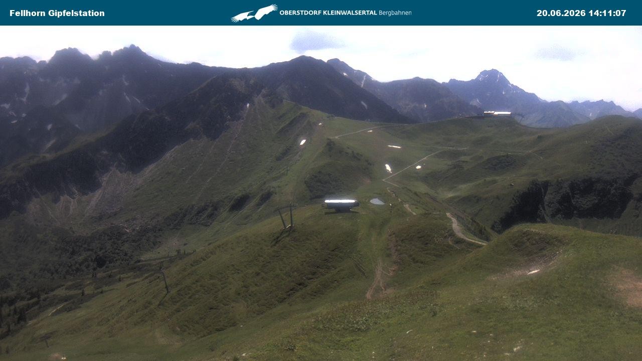 Archiv Foto Webcam Bergstation Fellhornbahn (1.967m)
