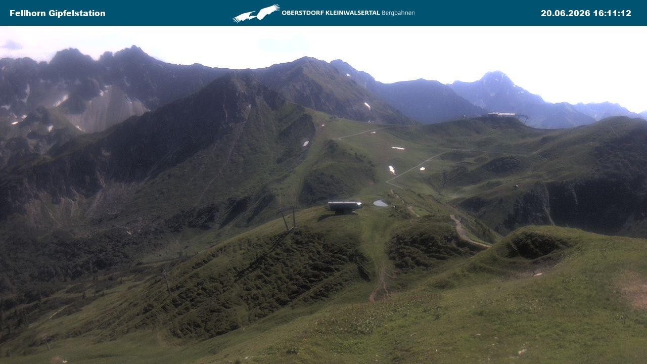 Archiv Foto Webcam Bergstation Fellhornbahn (1.967m)