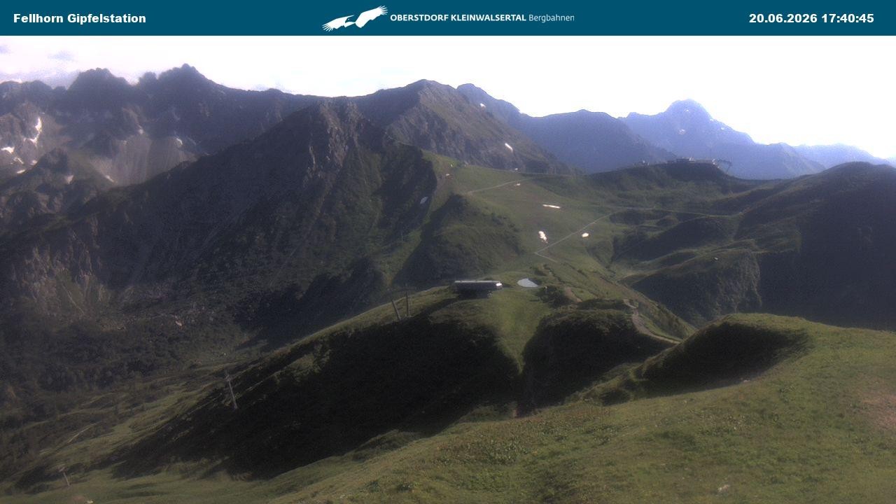 Archiv Foto Webcam Bergstation Fellhornbahn (1.967m)