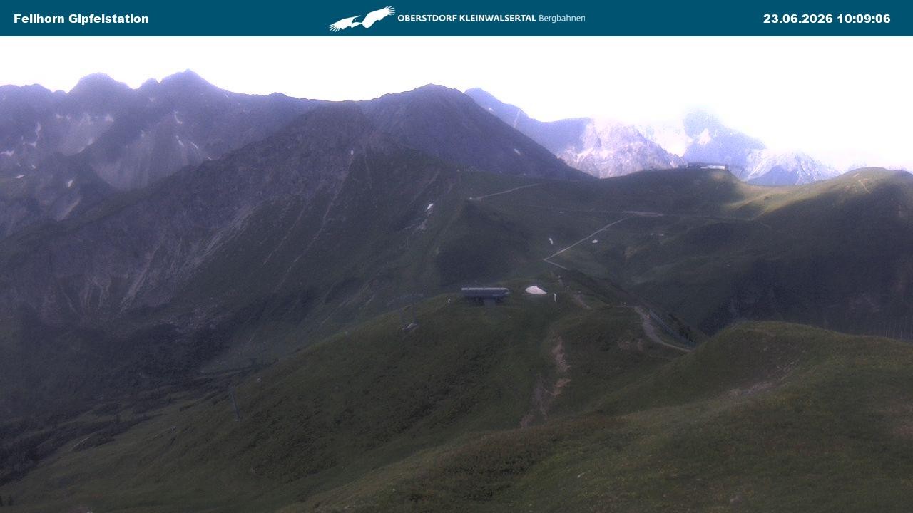Archiv Foto Webcam Bergstation Fellhornbahn (1.967m)