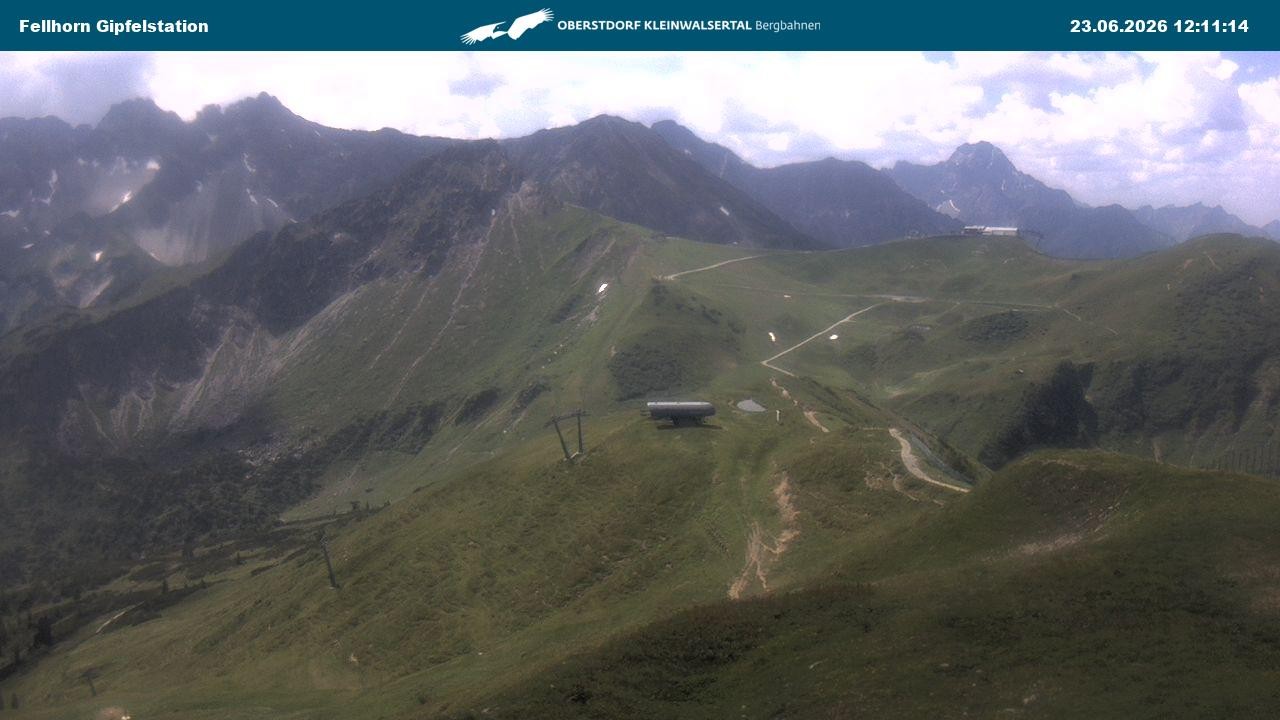 Archiv Foto Webcam Bergstation Fellhornbahn (1.967m)