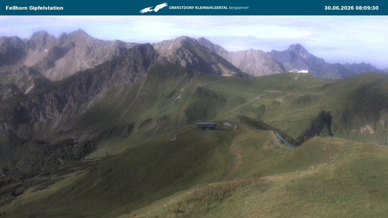 Archiv Foto Webcam Bergstation Fellhornbahn (1.967m)