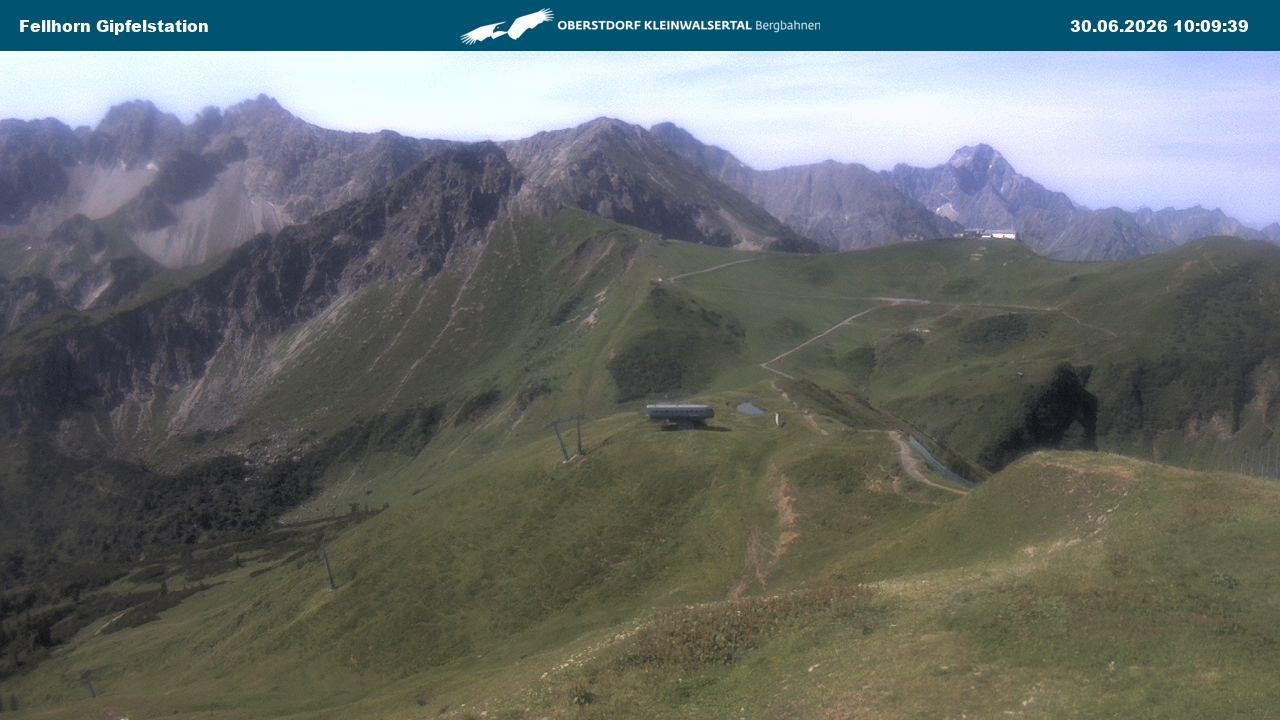 Archiv Foto Webcam Bergstation Fellhornbahn (1.967m)