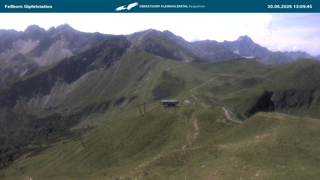 Archiv Foto Webcam Bergstation Fellhornbahn (1.967m)