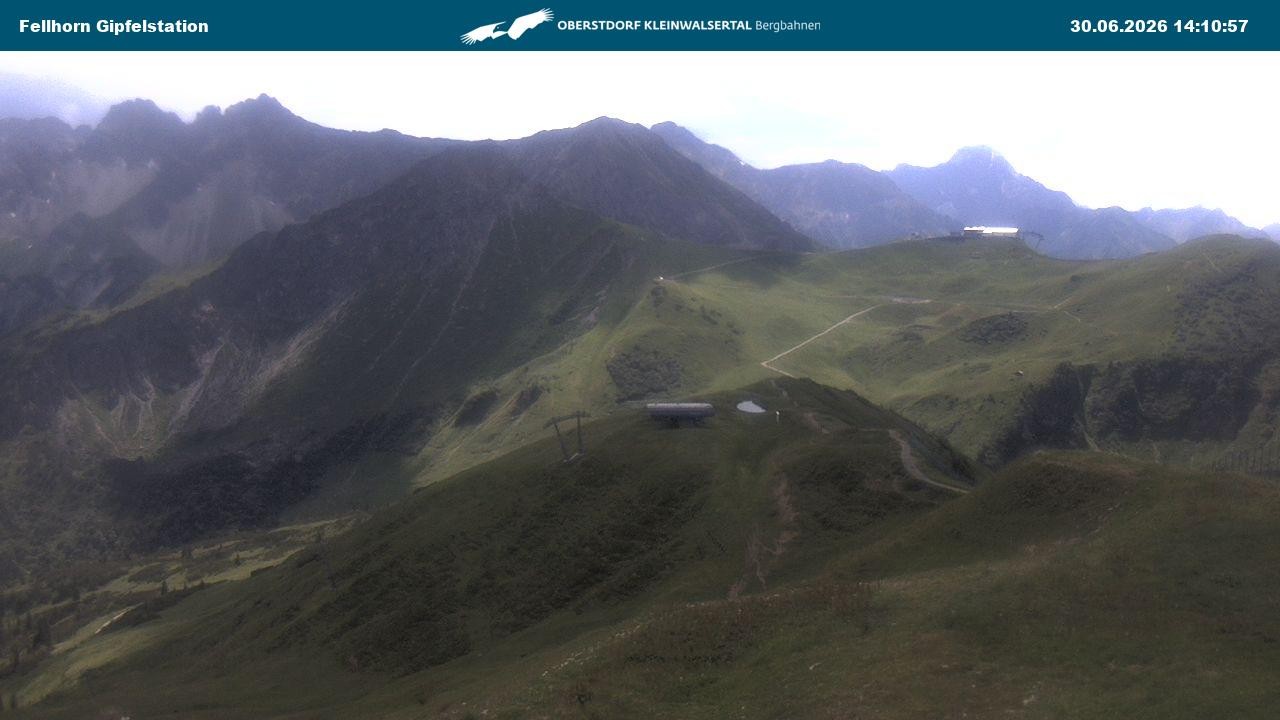 Archived image Webcam Fellhornbahn - Top Station (1.967m)