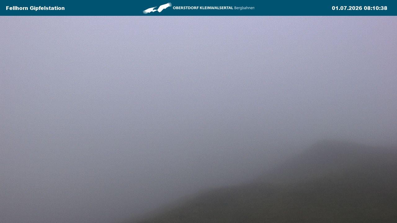 Archiv Foto Webcam Bergstation Fellhornbahn (1.967m)