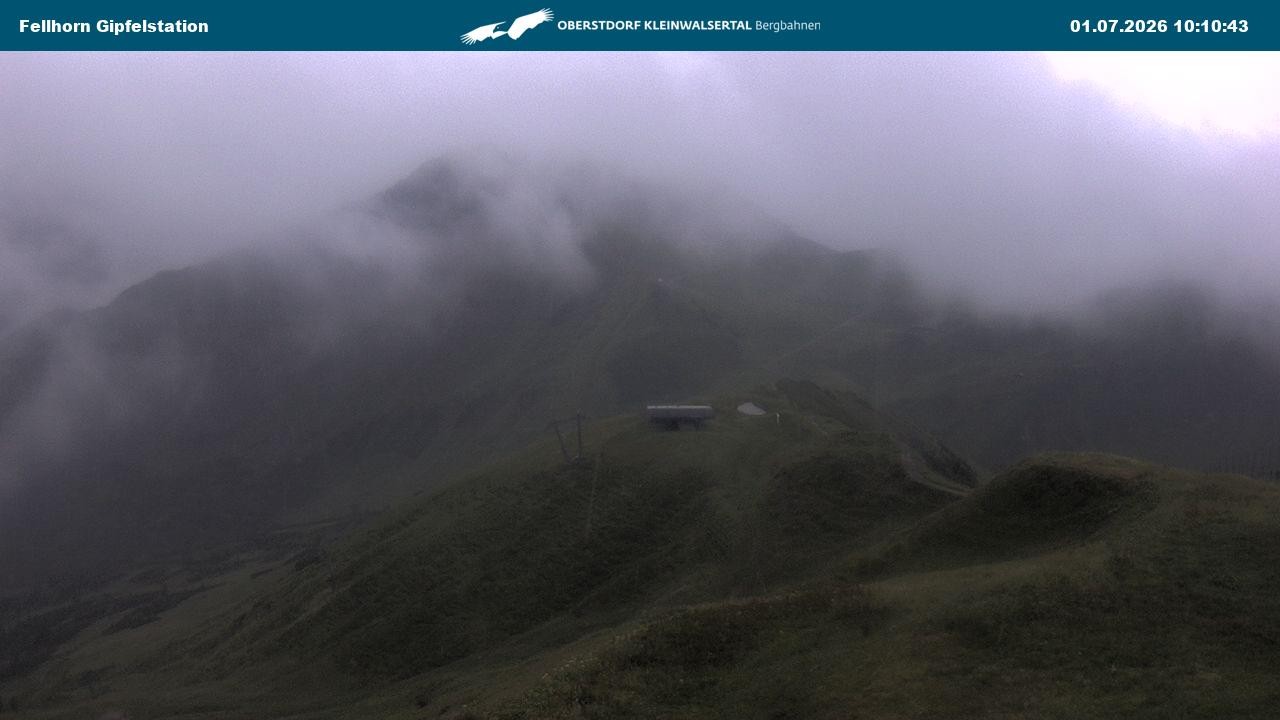 Archiv Foto Webcam Bergstation Fellhornbahn (1.967m)
