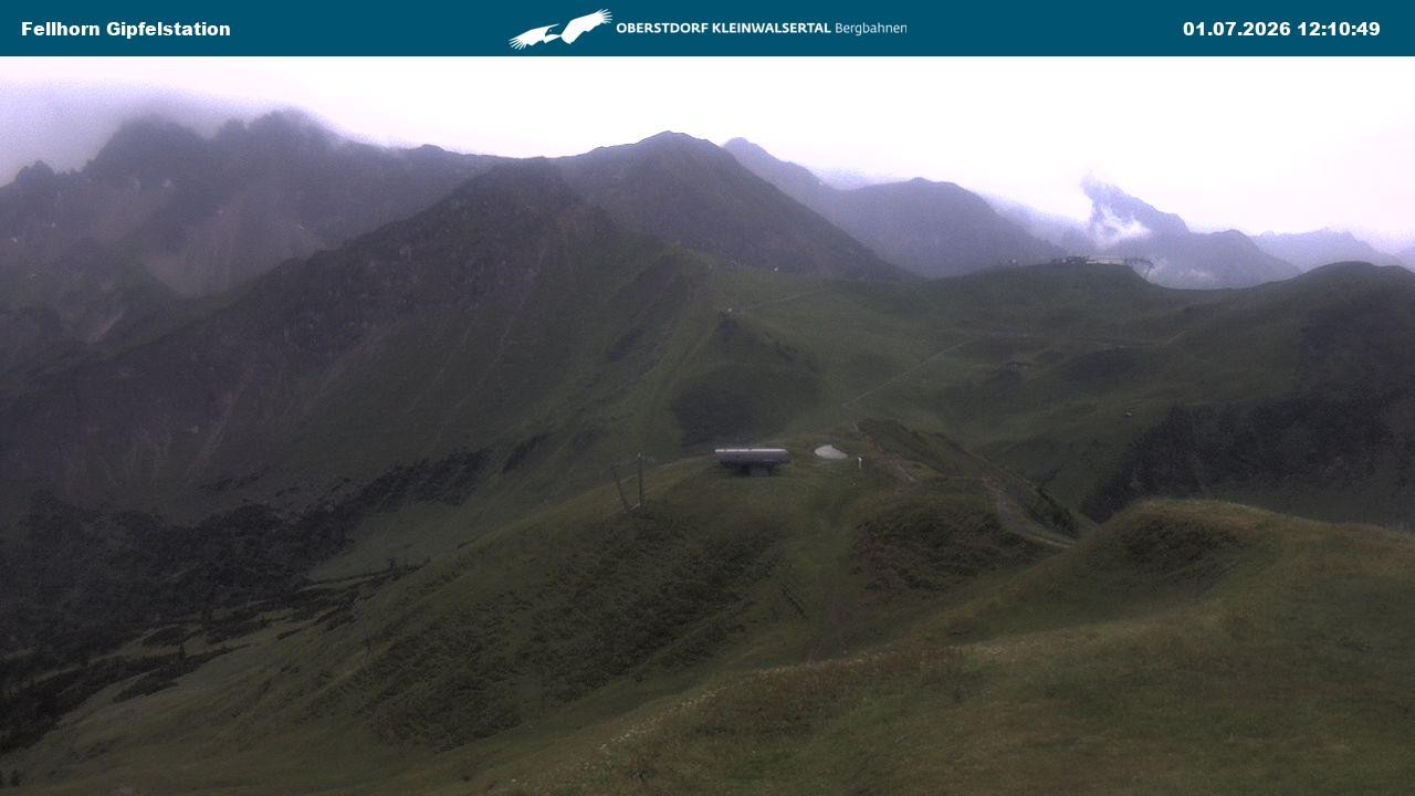 Archiv Foto Webcam Bergstation Fellhornbahn (1.967m)