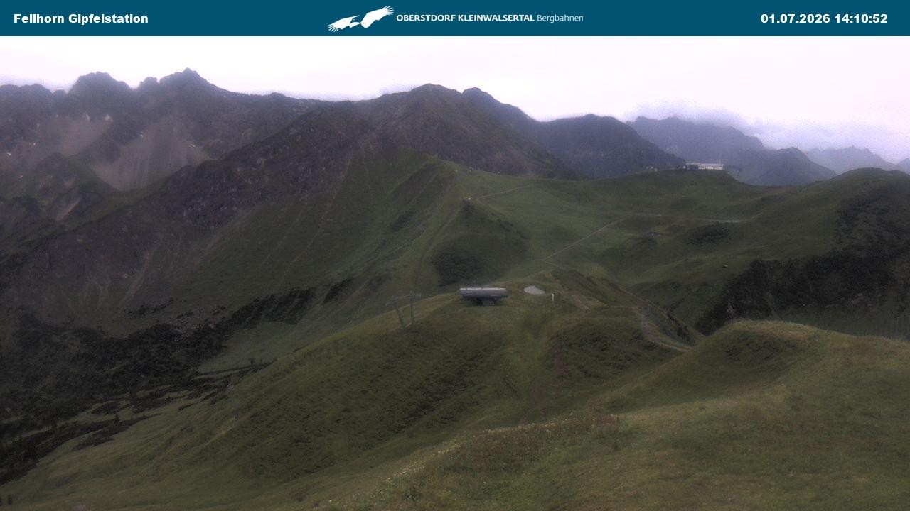 Archiv Foto Webcam Bergstation Fellhornbahn (1.967m)
