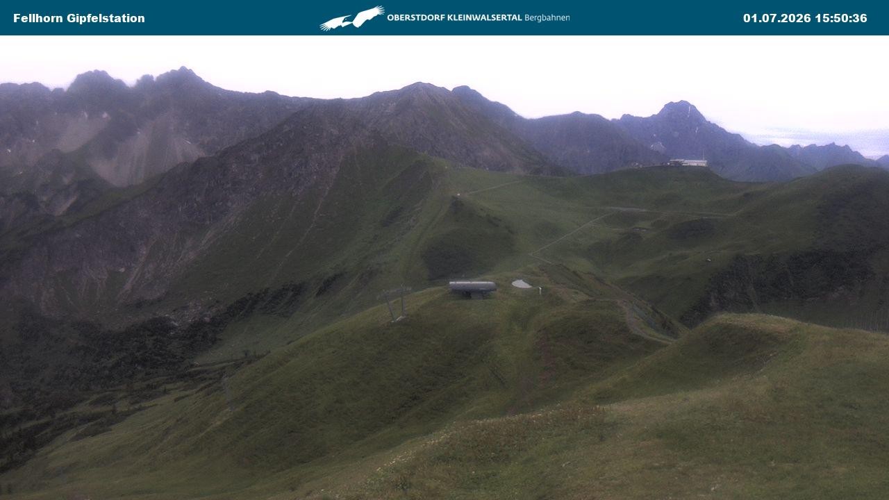 Archiv Foto Webcam Bergstation Fellhornbahn (1.967m)