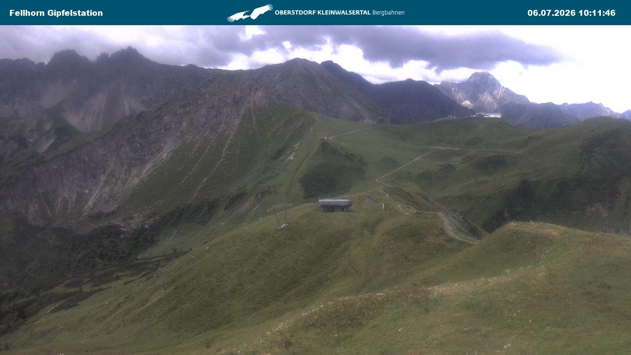 Archiv Foto Webcam Bergstation Fellhornbahn (1.967m)