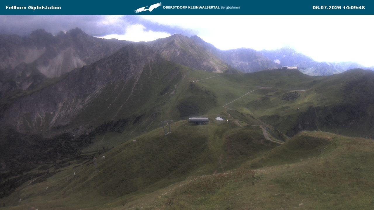 Archiv Foto Webcam Bergstation Fellhornbahn (1.967m)