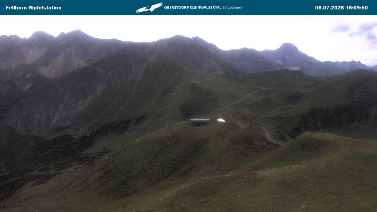 Archiv Foto Webcam Bergstation Fellhornbahn (1.967m)